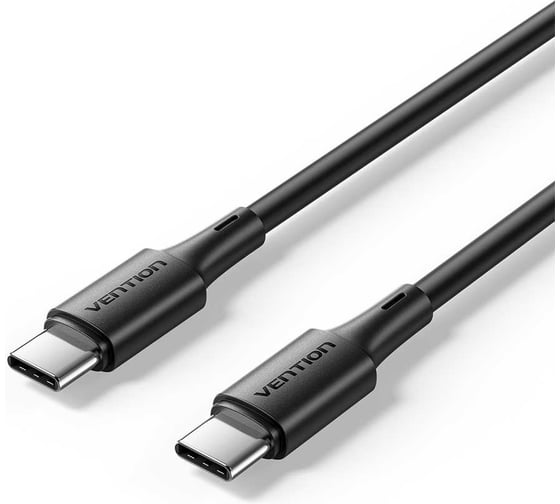 Изображение товара Кабель USB VENTION 2.0 CM/CM 3A, PD60W - 1.8м. Чёрный TRYBAC
