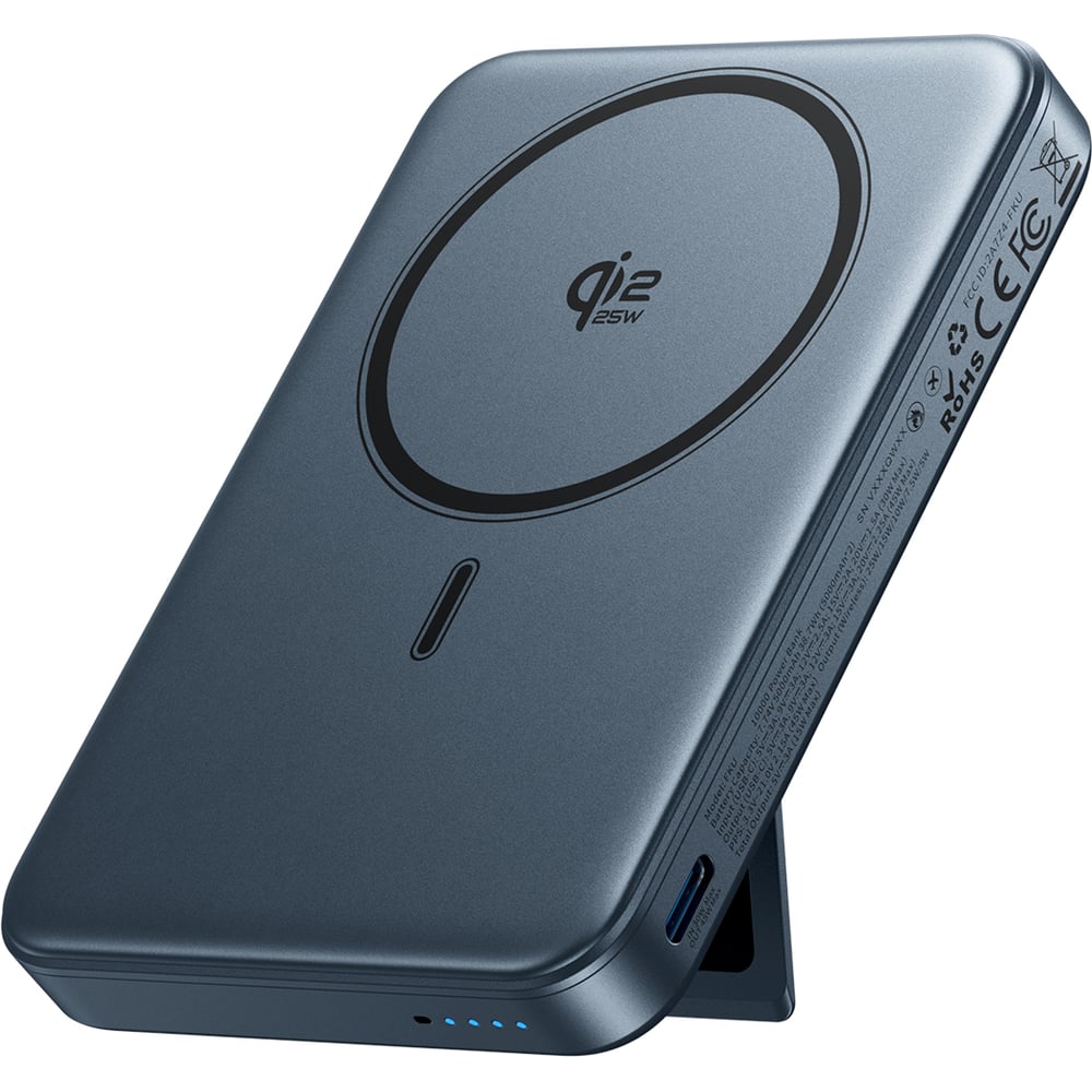 Изображение товара Беспроводной внешний аккумулятор VENTION Magnetic Qi2.2 10000mAh (USB-C + Wireless) 45W Серый FKUH0 Изображение товара Беспроводной внешний аккумулятор VENTION Magnetic Qi2.2 10000mAh (USB-C + Wireless) 45W Серый FKUH0
