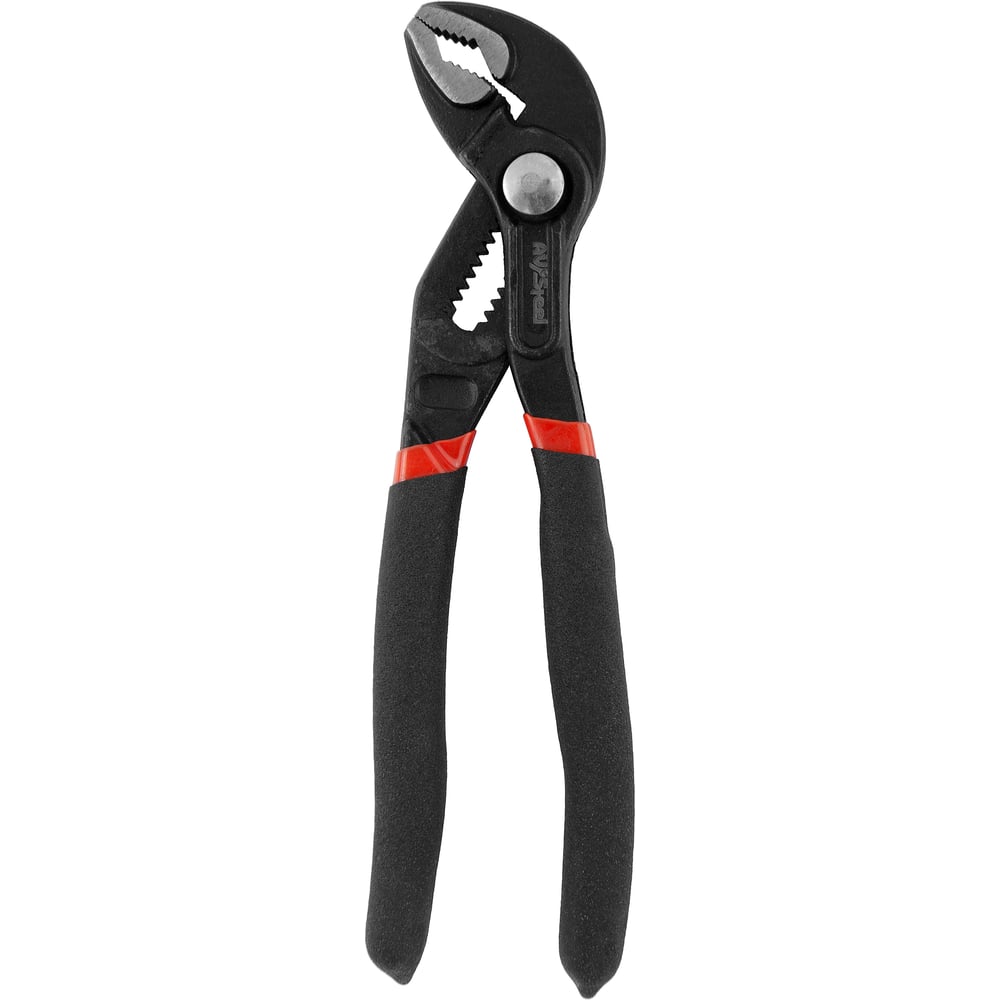 Изображение товара Переставные клещи AV Steel с кнопочным фиксатором, 200мм