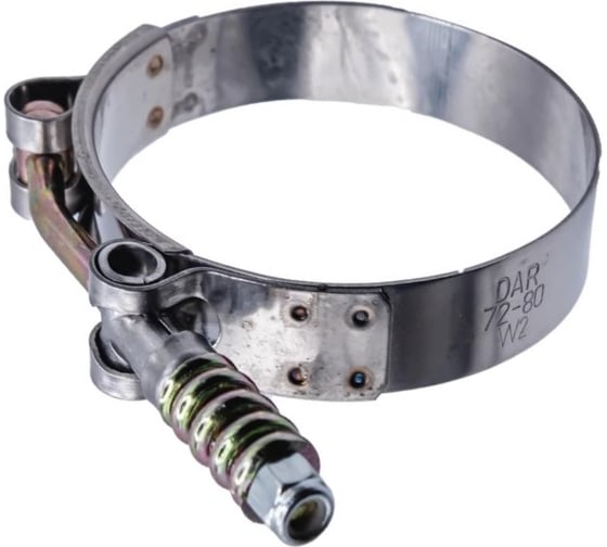 Изображение товара Хомут T-BOLT с пружиной 72-80/19 W2 DAR 52068