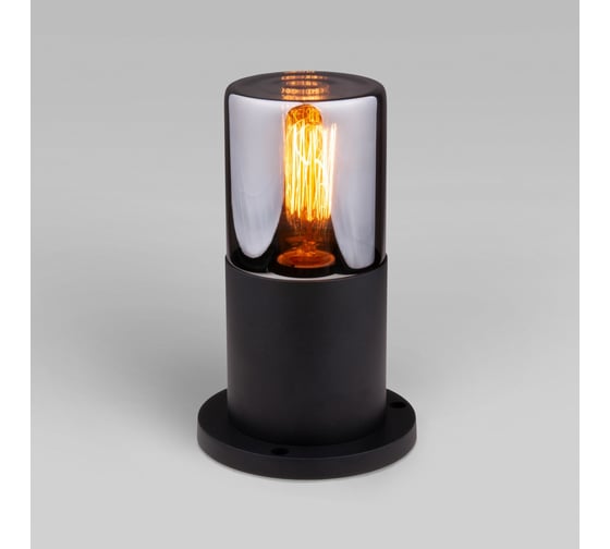 Изображение товара Садово-парковый светильник Elektrostandard 35125 S Roil чёрный дымчатый плафон a055632