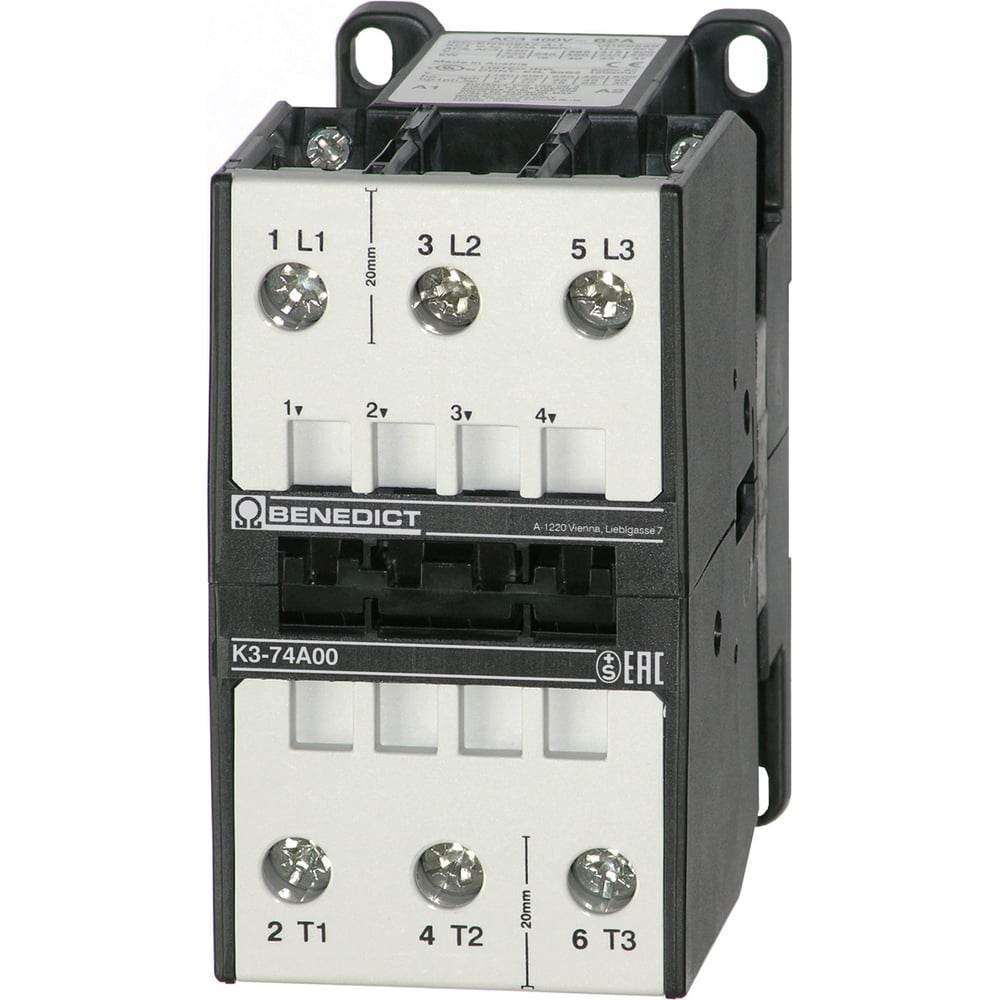 Изображение товара Трехполюсный контактор Benedict K3-74A00 230 PN38548