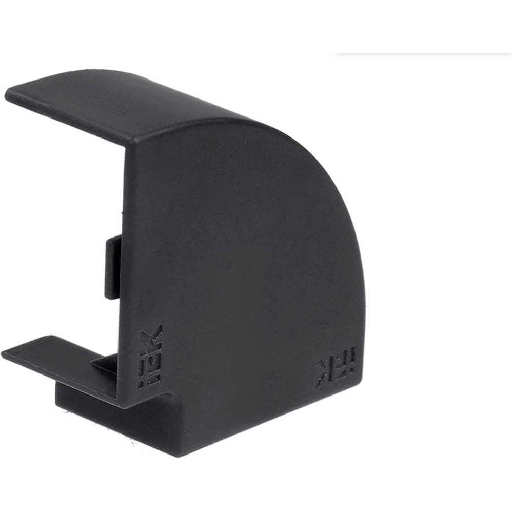 Поворот IEK ELECOR 90град КМП 60х40 черный (4шт/компл) EL-KK10D-P-060-040-K02