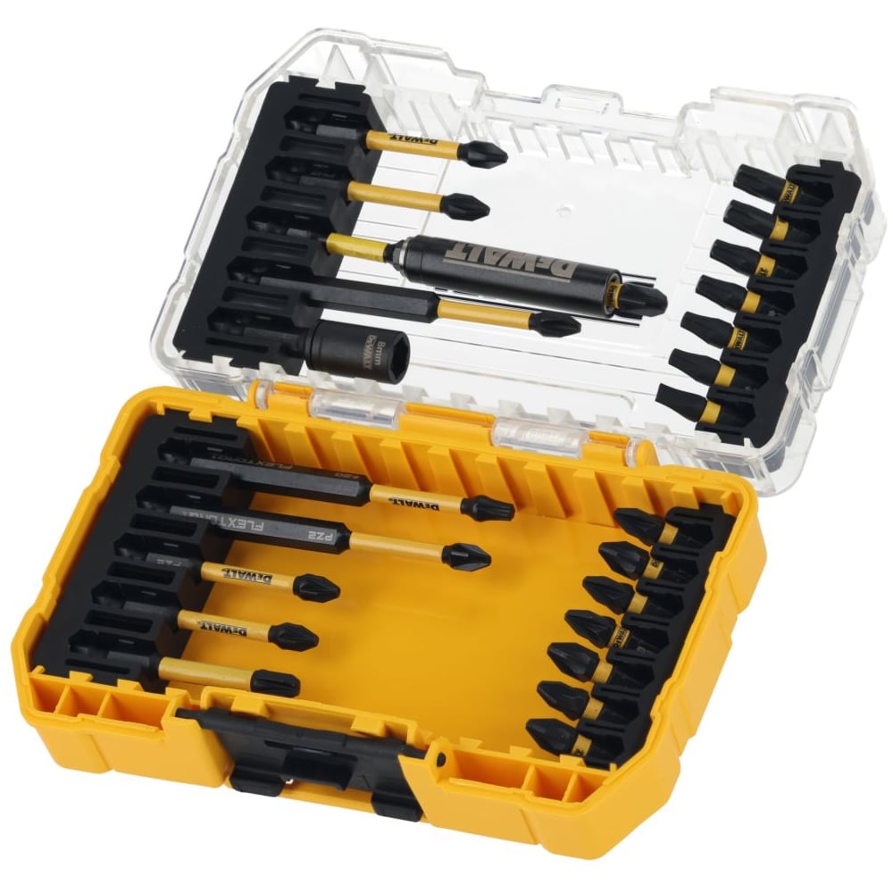 Изображение товара Набор бит DeWalt DT70730TPOS 25 шт универсальный для профессионалов Изображение товара Набор бит DeWalt DT70730TPOS 25 шт универсальный для профессионалов
