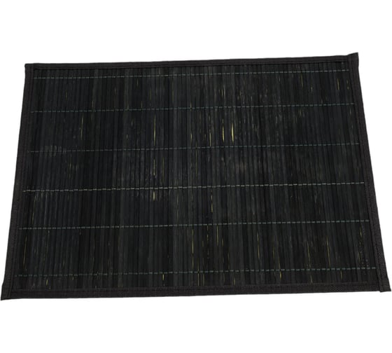 Изображение товара Сервировочная салфетка Рыжий кот из бамбука BM-04 цвет чёрный подложка EVA 312349