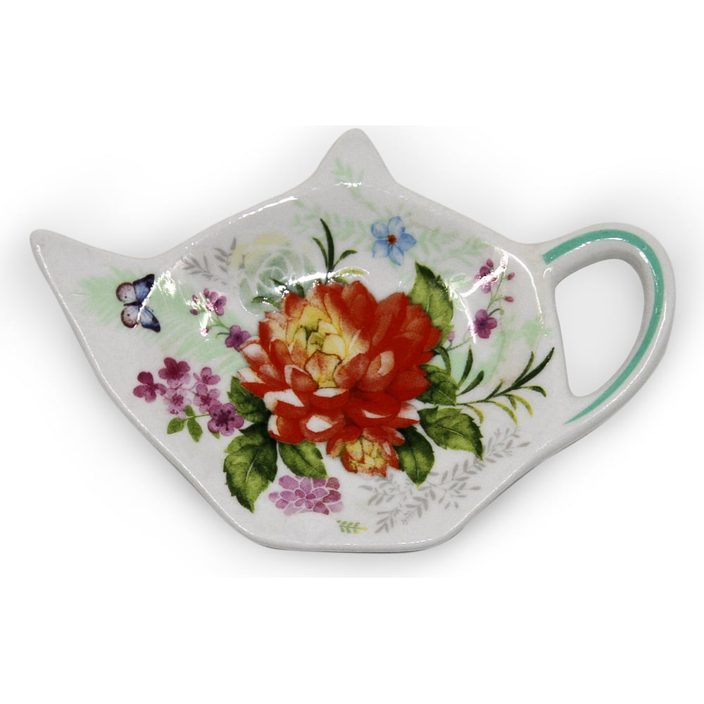 Изображение товара Блюдце для чайных пакетиков Rosenberg R-245016, керамика, разноцветное