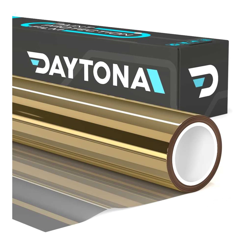 Набор золотой солнцезащитной пленки Daytona 15% на окна (3000 х 75см) DAYTONA. Зеркальная самоклеющаяся тонировка на окно с функцией светоотражения и защиты от тепла NM11097