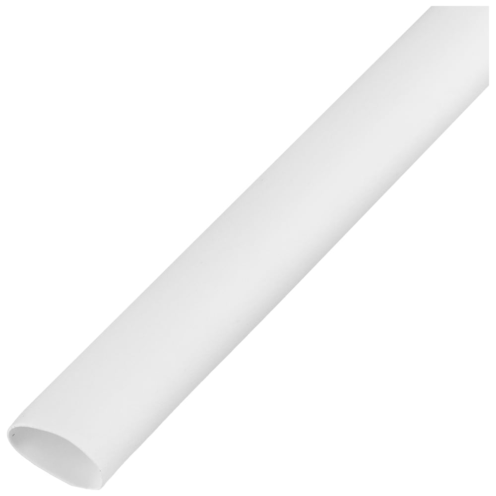 Трубка термоусадочная ТУТ-HF REXANT 2:1 8/4 белая 100 м 20-8001-1