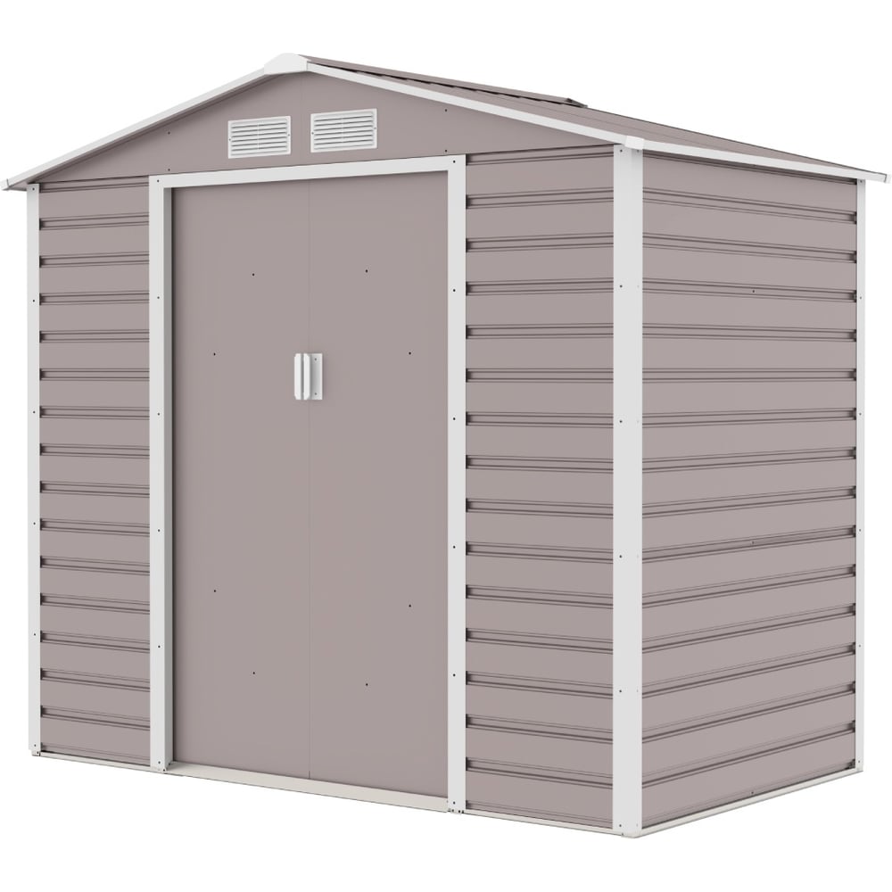 Изображение товара Сарай Storage-07-1 бежевый с белым 213х131х192 см Wotex 2131311