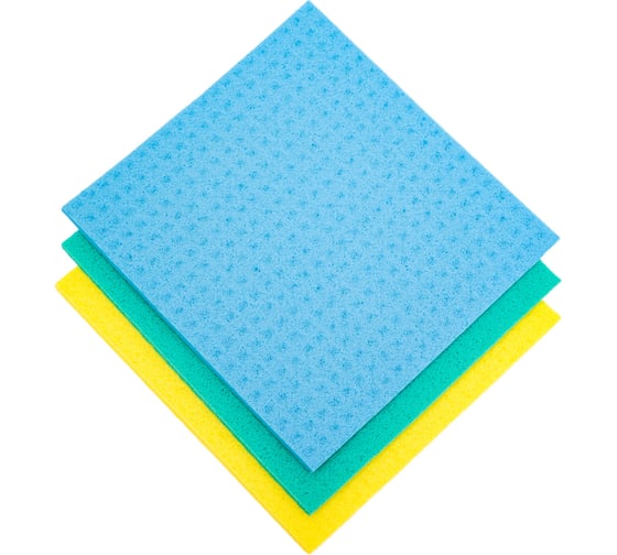 Изображение товара Универсальная целлюлозная салфетка Рыжий кот 15х15 см 3 шт 003882