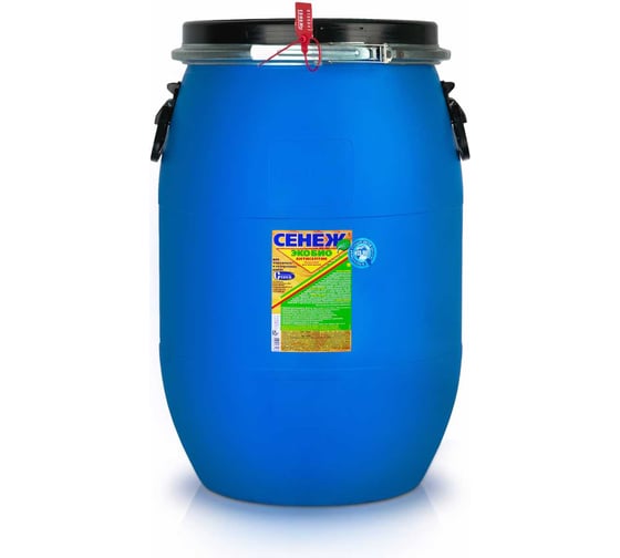 Изображение товара Антисептик для дерева СЕНЕЖ ЭКОБИО бочка Е 65 кг 00000000631