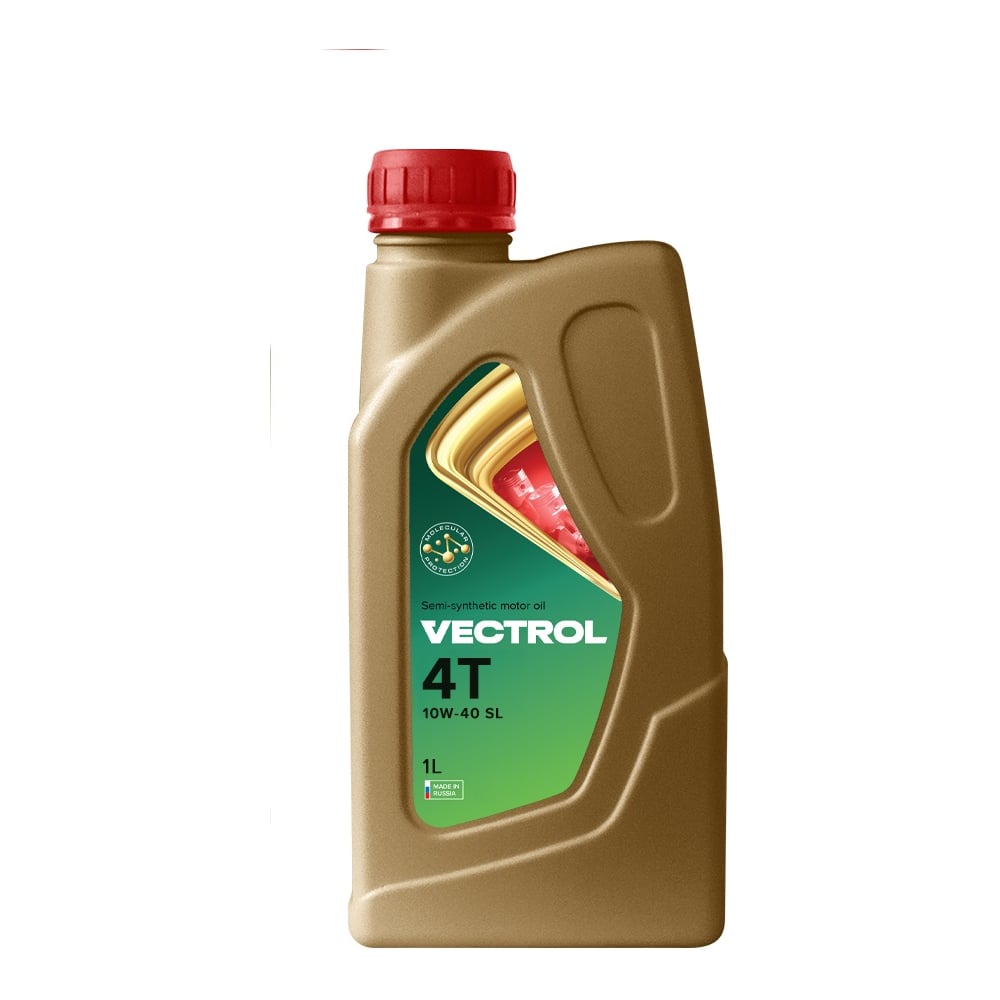 Изображение товара Моторное масло VECTROL для четырехтактных двигателей  4T 10W40 SL 1 л ve3165