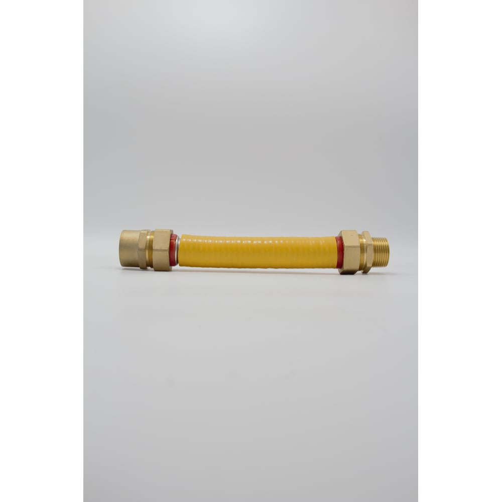 Подводка для газа Kofulso 1 дюйма с муфтами, 110 см (ВР-НР) KFG BICG/BCG - 25/1100
