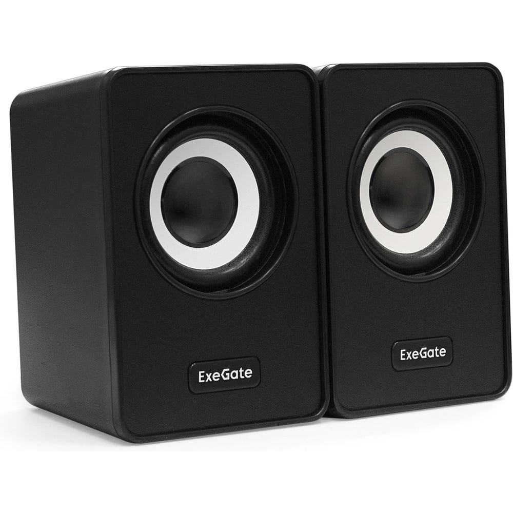 Изображение товара Акустическая система ExeGate 2.0 Disco 120 питание USB, 2x3Вт 6Вт RMS, 100-20000Гц, черный, Color Box 287054