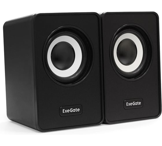 Изображение товара Акустическая система ExeGate 2.0 Disco 120 питание USB, 2x3Вт 6Вт RMS, 100-20000Гц, черный, Color Box 287054