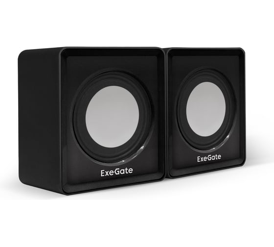 Изображение товара Акустическая система ExeGate 2.0 Disco 140 Black питание USB, 2x3Вт 6Вт RMS, 100-20000Гц, черный, Color Box 287057