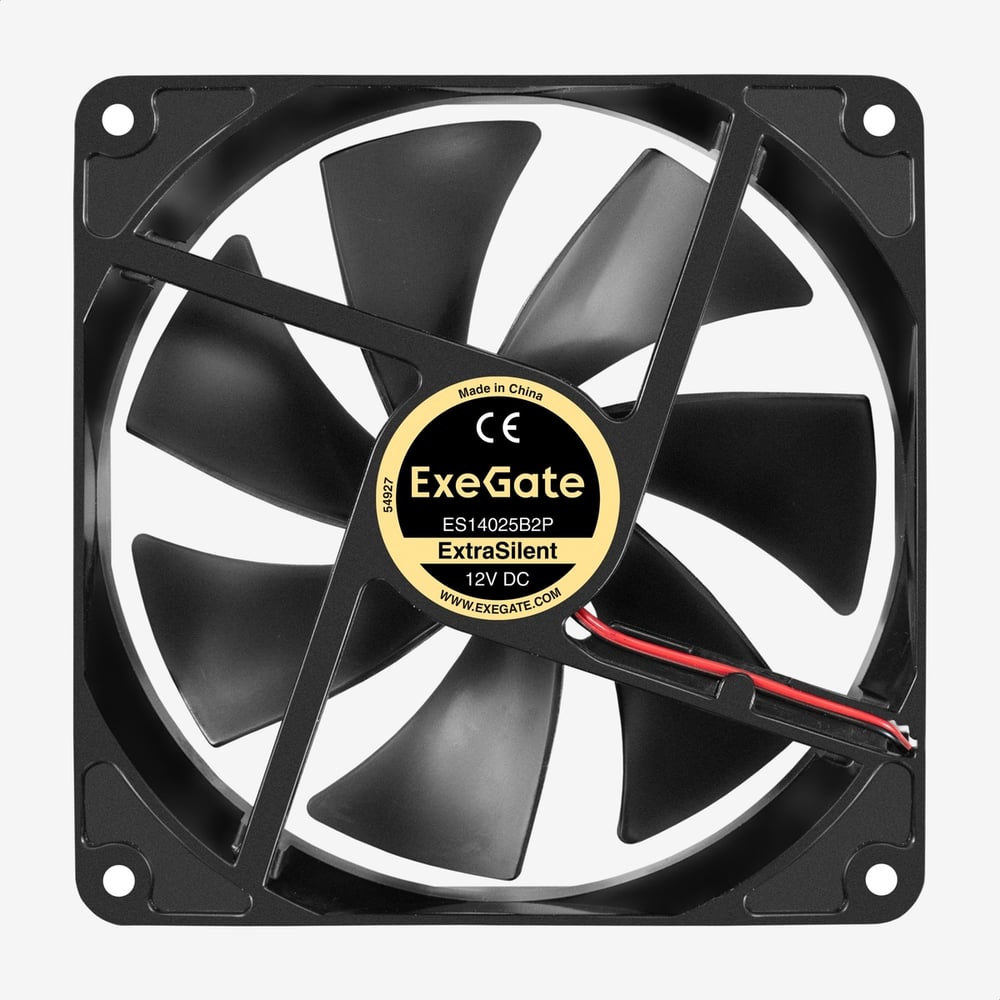 Изображение товара Вентилятор ExeGate 12В DC ExtraSilent ES14025B2P 140x140x25 мм, 2-Ball двойной шарикоподшипник, 2pin, 1000RPM, 19dBA 299894 Изображение товара Вентилятор ExeGate 12В DC ExtraSilent ES14025B2P 140x140x25 мм, 2-Ball двойной шарикоподшипник, 2pin, 1000RPM, 19dBA 299894
