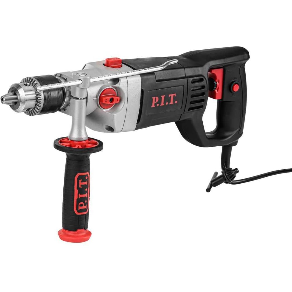 Изображение товара Ударная электродрель P.I.T. PSB16-C1 1100 Вт, 2 скорости, подсветка Изображение товара Ударная электродрель P.I.T. PSB16-C1 1100 Вт, 2 скорости, подсветка