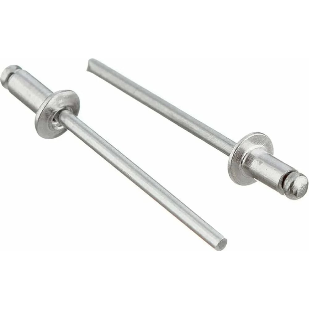Заклепка тяговая ОПМ ISO 15977, d4,8х 8 Al/St с плоской головкой ~ RAL 8017 коричневая 1000 шт УТ000090231