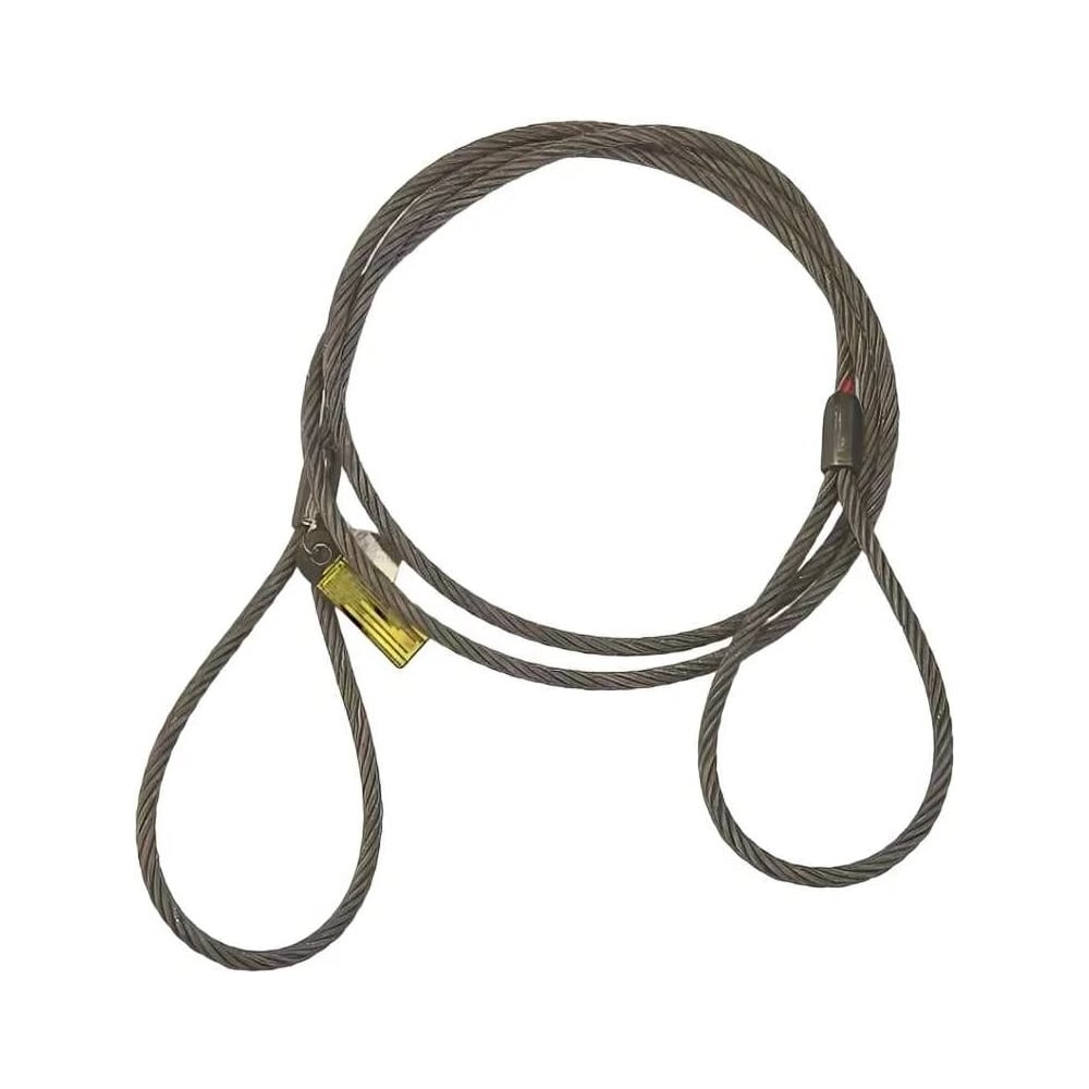 Универсальный строп канатный петлевой СЕВЗАПКАНАТ СЗК УСК1 12,5 т 4 м втулка 4631182077922