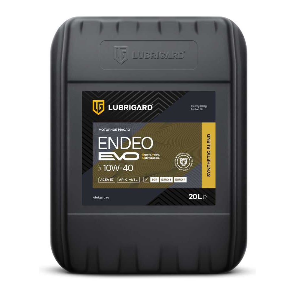 Изображение товара Моторное масло LUBRIGARD ENDEO EVO 10W-40 20л для дизельных грузовых двигателей