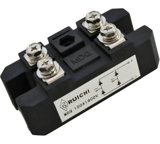 Изображение товара Диодный мост однофазный RUICHI MDQ100-1800V 72336