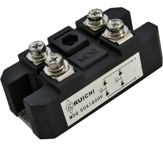 Изображение товара Диодный мост однофазный RUICHI MDQ50A-1800V 72334