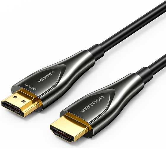Изображение товара Кабель оптический VENTION HDMI v2.0 19M/19M - 15м, черный ALSBN