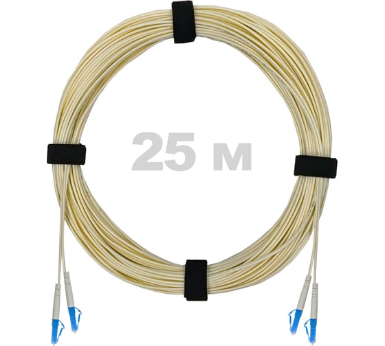 Изображение товара Патч-корд оптический Enginova LC/UPC-LC/UPC SM (G657.A1) 2mm DX LSZH 25 м ENG-PC2.0-DX-2LCU-657A1-25M
