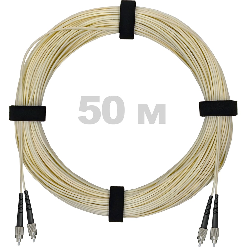 Патч-корд оптический Enginova FC/UPC-FC/UPC SM (G657.A1) 3mm DX LSZH 50 м ENG-PC-DX-2FCU-657A1-50M