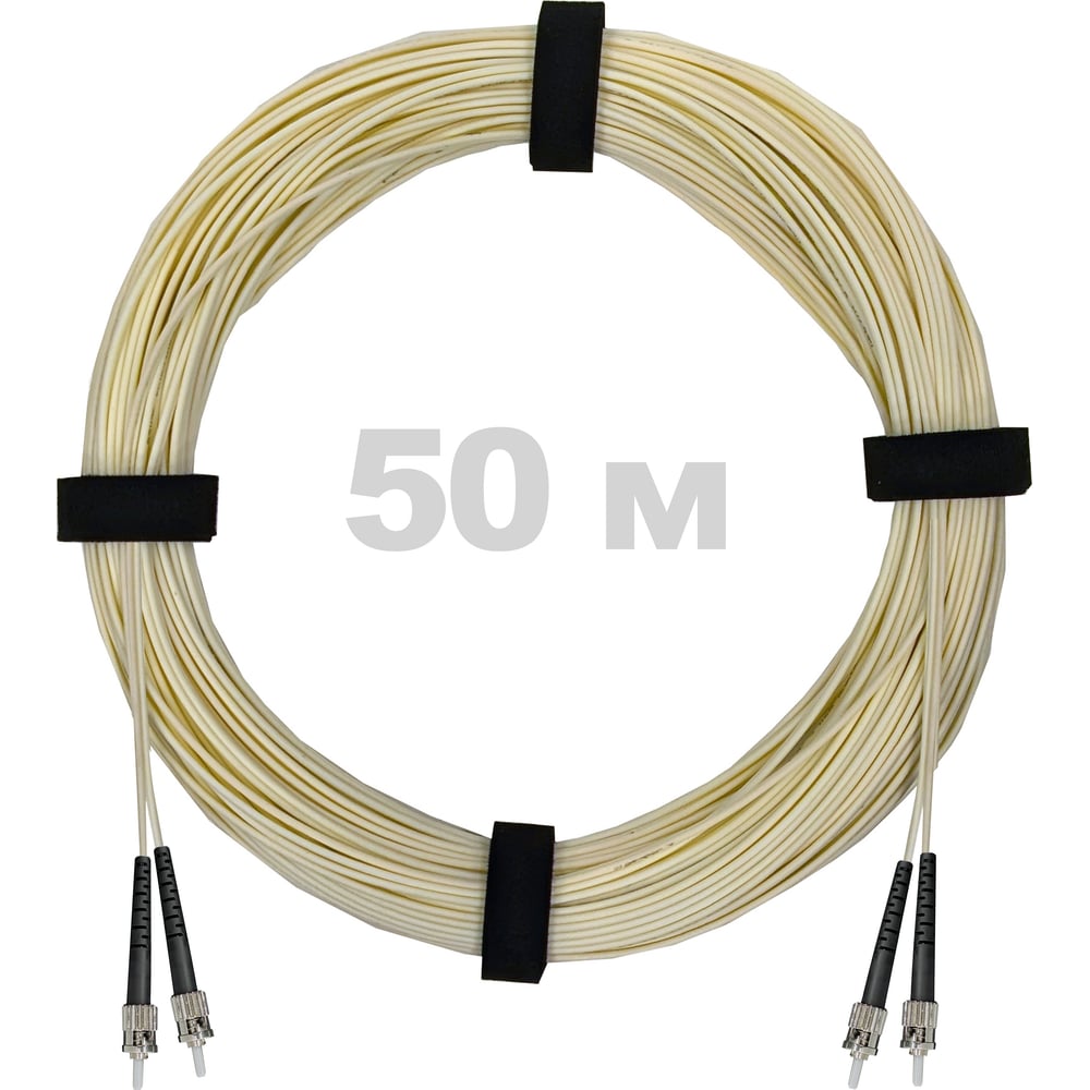 Патч-корд оптический Enginova ST/PC-ST/PC SM (G657.A1) 2mm DX LSZH 50 м ENG-PC2.0-DX-2ST-657A1-50M