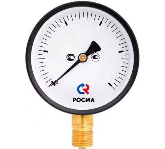 Изображение товара Манометр Росма ТМ-610Р.00(0-6MPa)G1/2.1,5 00000008087