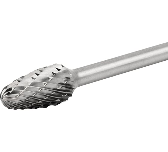 Изображение товара Борфреза твердосплавная форма F (6.3х12.7 мм; хвостовик 3 мм) NORGAU 077130061