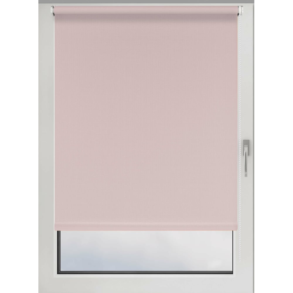 Изображение товара Рулонная штора PRAKTO Shantung 120x160 см пыльная роза светозащита 80% современная