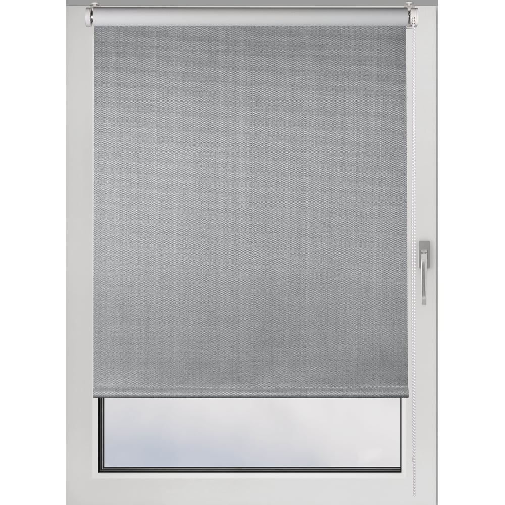 Изображение товара Рулонная штора PRAKTO BLACKOUT Dublin 80x250 см серый современная светозащита