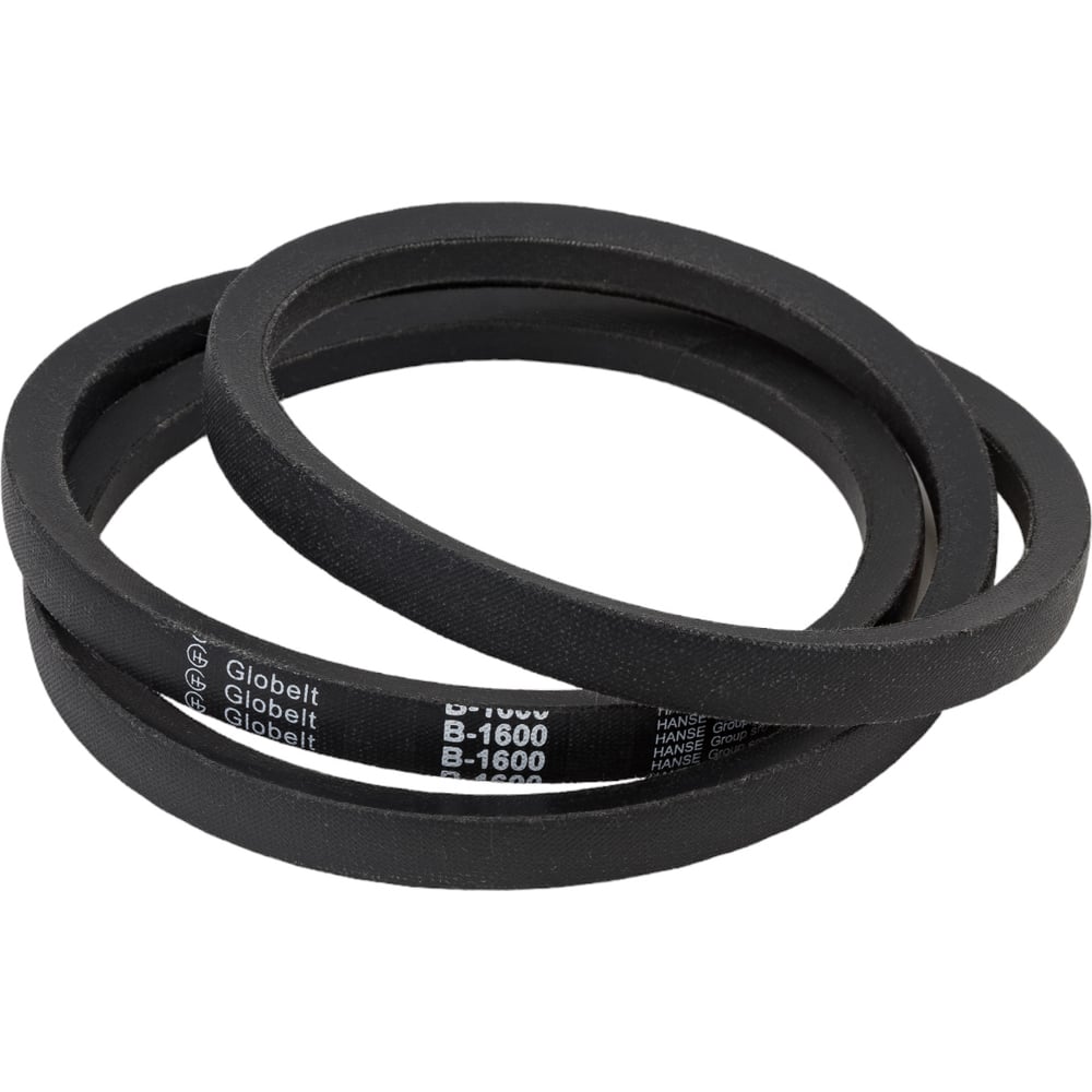 Изображение товара Гладкий приводной ремень Globelt B-1600 клиновой резиновый маслостойкий