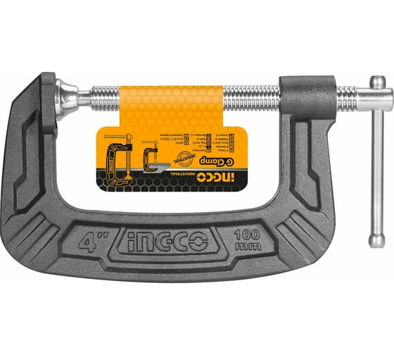 Изображение товара G-образная струбцина INGCO 100 мм HGC0104