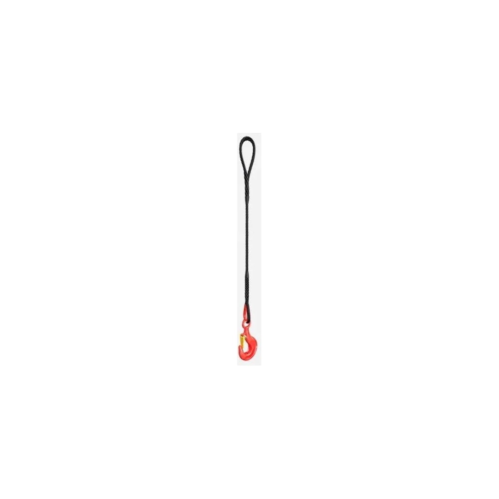 Строп канатный одноветвевой СЕВЗАПКАНАТ СЗК 1СК 16 т, 8 м, втулка мягкая петля-крюк 4631182080786