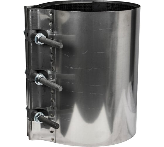 Изображение товара Ремонтный хомут ВЗПА свертная муфта из нержавеющей стали, Ду 250, ОД 273-283, L=330 РА-00283