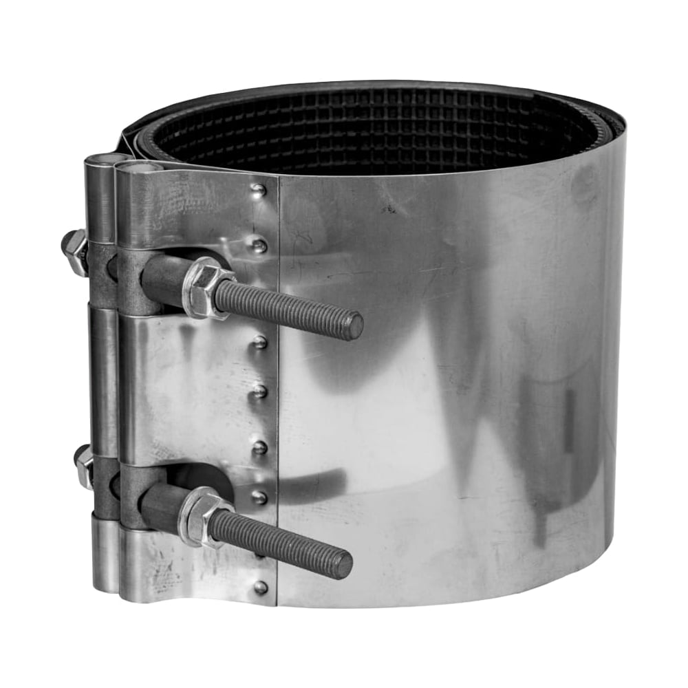 Изображение товара Ремонтный хомут ВЗПА свертная муфта из нержавеющей стали Ду 200 ОД 232-244