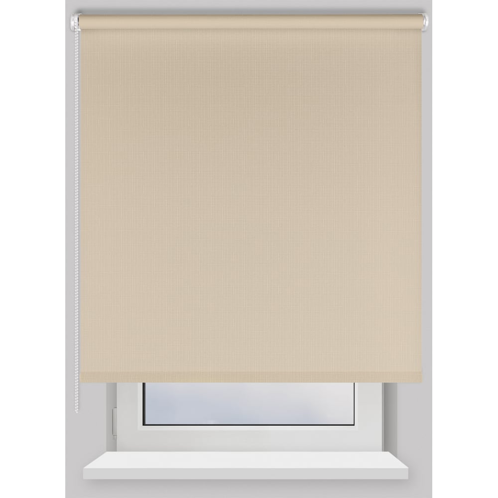 Изображение товара Рулонная штора PRAKTO Shantung 110x250 см, песочный цвет