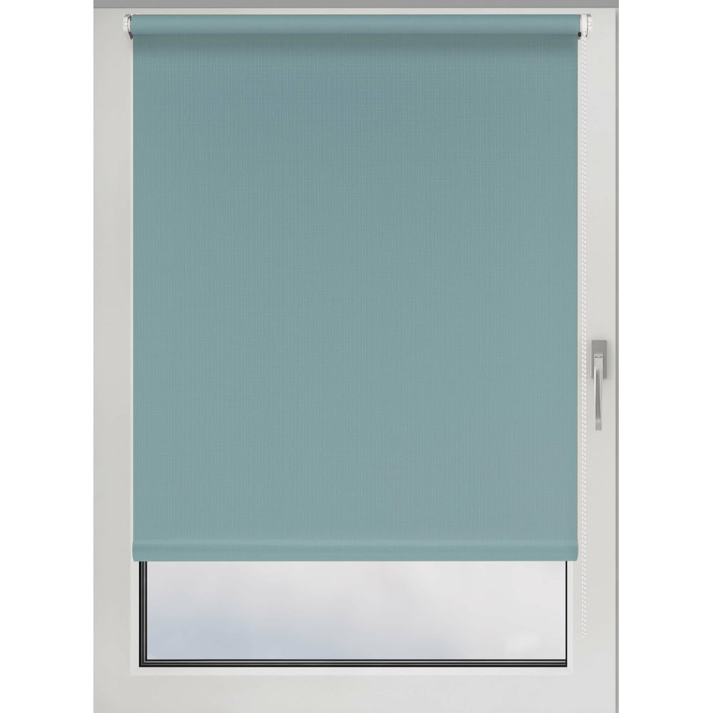 Изображение товара Рулонная штора PRAKTO Shantung 70x160 см бирюзовая