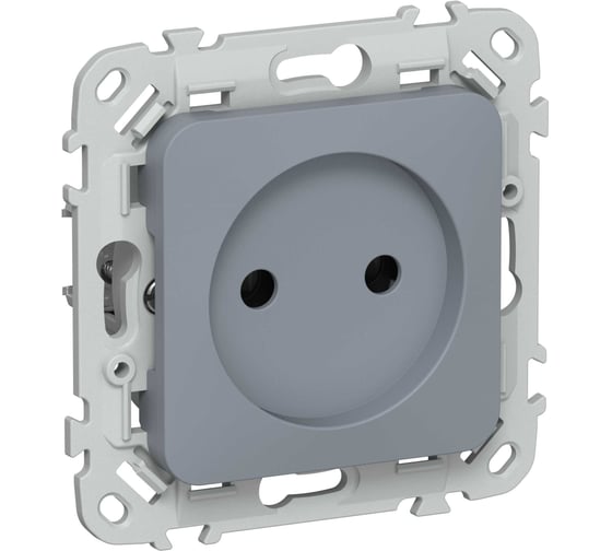 Изображение товара Розетка без заземления без защитных шторок IEK FLITE 10А РС01-0-ФлМ маренго FI-R10-10-K35