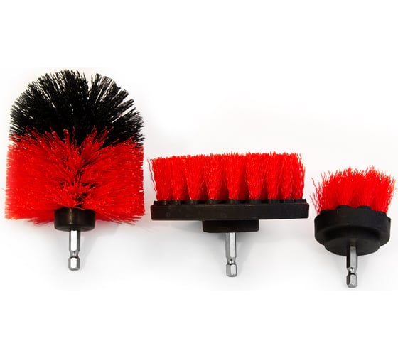 Изображение товара Набор насадок-щеток на дрель 3 шт VIRA 810110