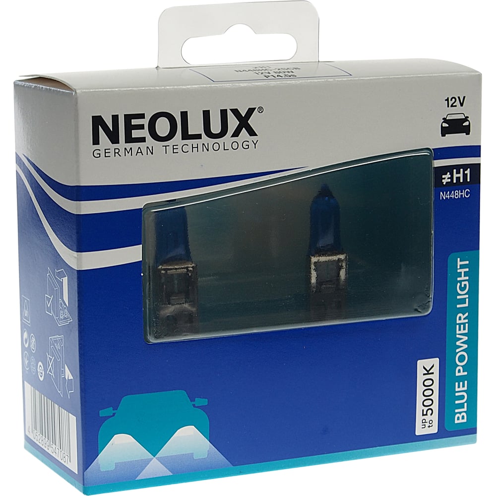 Изображение товара Автолампа NEOLUX H1 BLUE POWER LIGHT 5000K для яркого освещения Изображение товара Автолампа NEOLUX H1 BLUE POWER LIGHT 5000K для яркого освещения