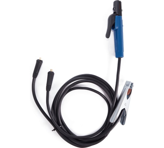 Изображение товара Комплект сварочных проводов КГ 25 кв.мм, СКР 10-25, 300А, 3 м REXANT 16-0775