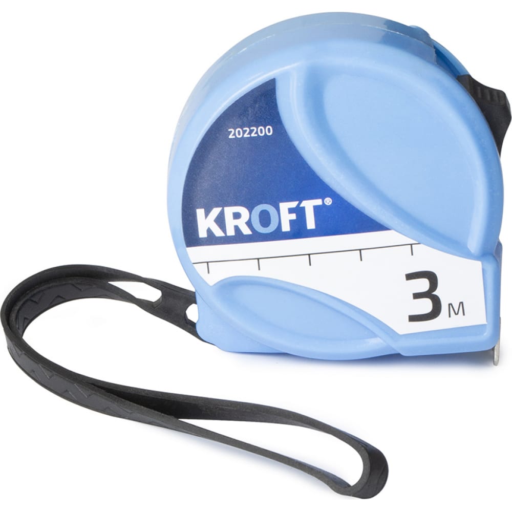 Пластиковая рулетка KROFT папка для чертежей и рисунков a3 420 х 343 х 50 мм с ручками пластиковая молния сверху 0 9 мм стандарт пр 5 плечевой ремень тёмно синяя