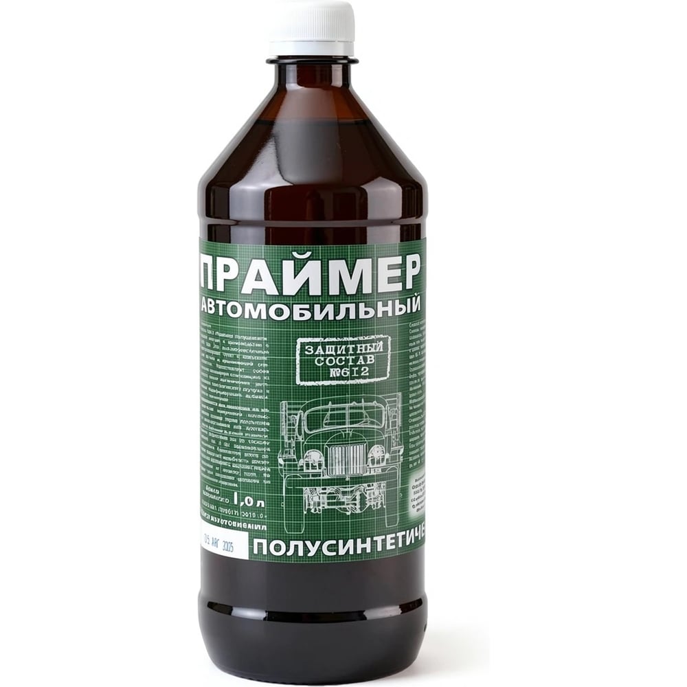 Изображение товара Праймер для мастик ПЕТР 612, полусинтетический, адгезионный, бутыль, 1 л 612P1.0L