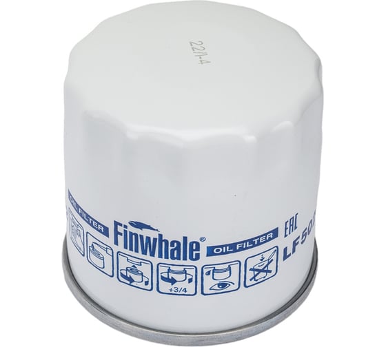 Изображение товара Фильтр масляный бензин широкая применяемость Xray /16 16V 110 л с H4M/ Kia FINWHALE LF502