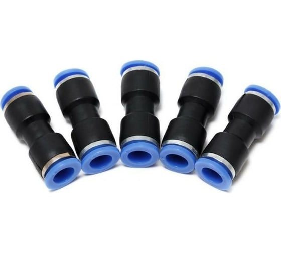 Изображение товара Фитинг для пластиковых трубок (5 шт; 4x4 мм) Forsage 26078 F-SPU04K